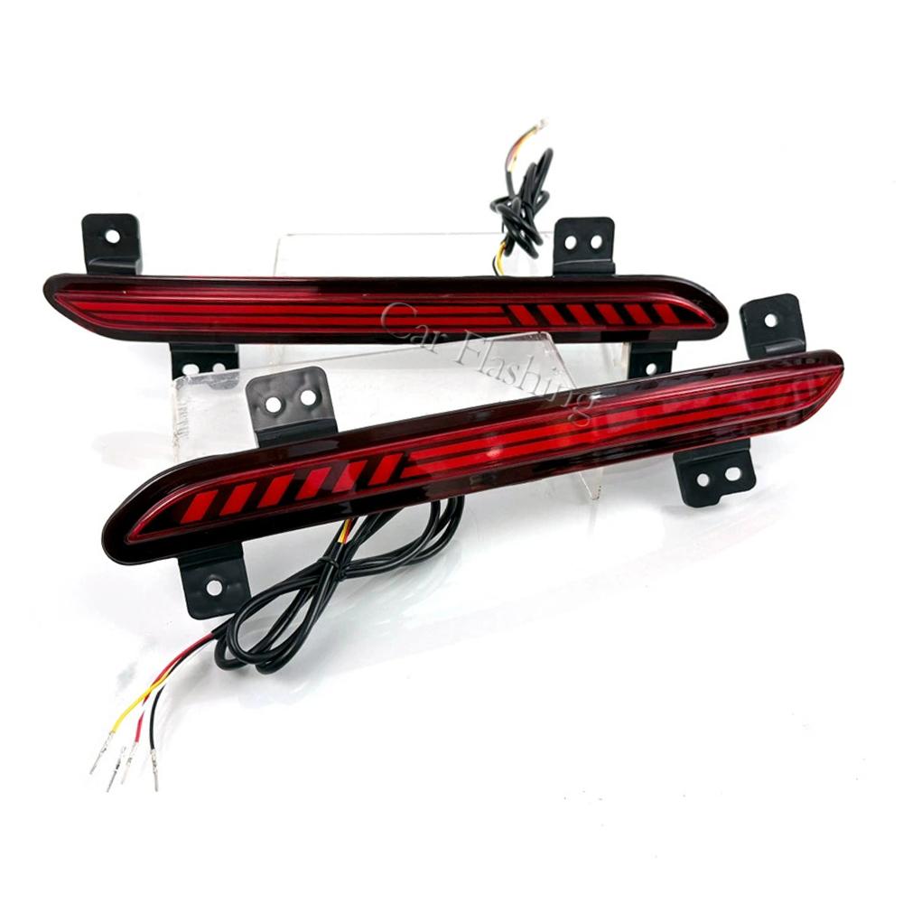 2PCS Car LED Rear Lights For Great wall Haval F7 F7X Turn Signal Reflector Bumper Lamp Brake Light Fog light Foglamp