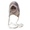 Striped empty stack hat women's spring and autumn thin casual breathable pullover cold hat literary versatile knitted hat