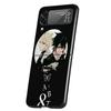 Seraph Of The End Case Phone Cover for Samsung Galaxy Z Flip 6 5 4 3 5G ZFlip6 ZFlip5 ZFlip4 ZFlip3 Black Hard Trend Fundas