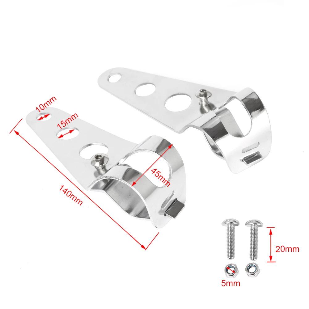 Retro Motorcycle Headlight Shock Absorber Bracket