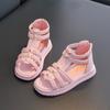 Girls Summer Sandals for Middle and Large Children Soft Bottom Open Toe Girls Baby Children's Roman Shoes