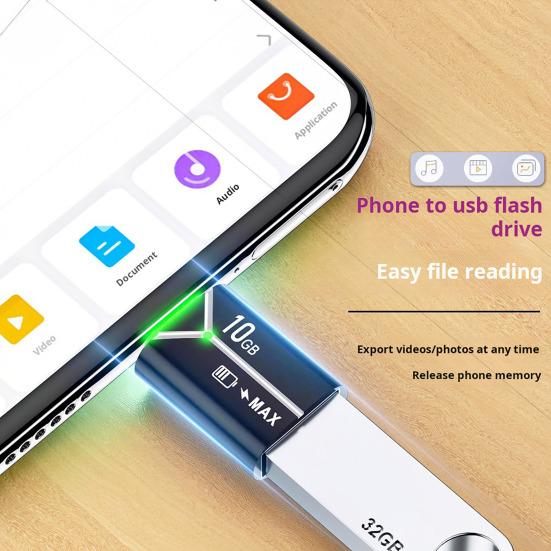 Адаптер-брелок Type-C на USB3.0 с передачей данных OTG 10 Гбит/с Портативный разъем USB-C