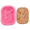 1Pcs Angel Girl Natural Soap Handmade Soap Mold Silicone Cake Ice Modeling Tool Pastry Arts Decorative Kitchen Accessories