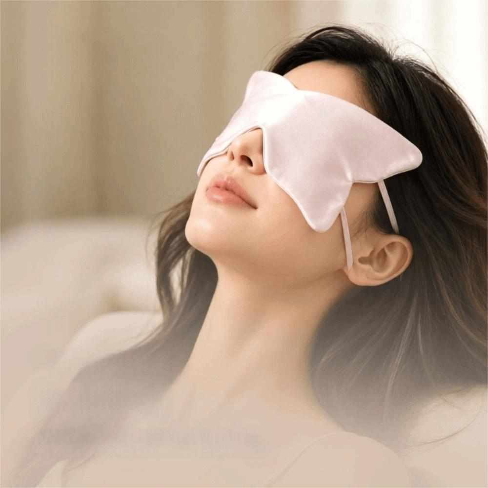 Double Sided Light Blocking Eye Cover Portable Butterfly Print Eye Mask Sleep Eye Mask  Home Naps
