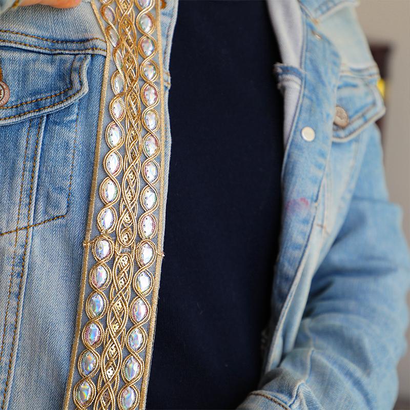 1 Yards DIY Materials Neckline Embellishment Ribbon Gorgeous Lace Embroidery Multi-Function Various Styles