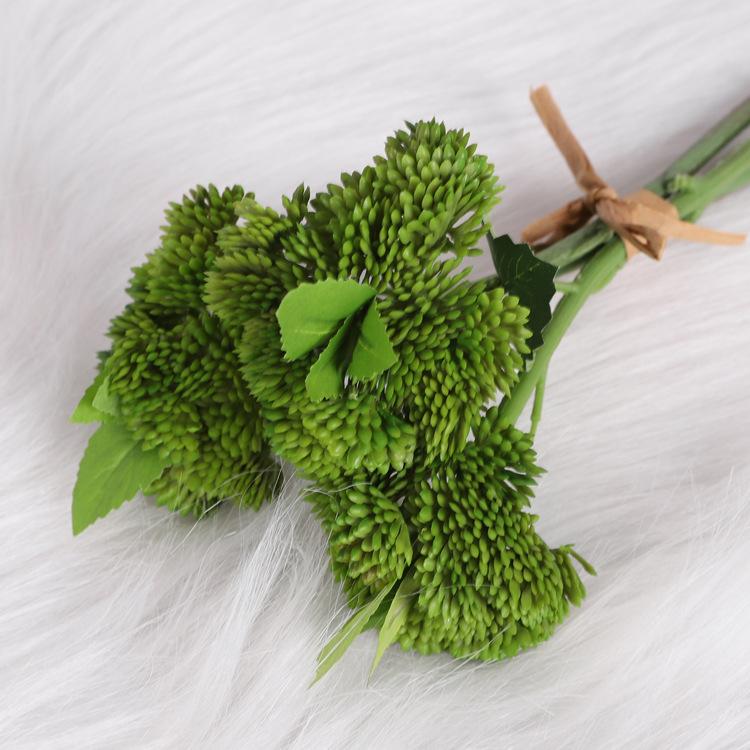 Simulated succulent rice fruit, soft rubber Fengxin fruit, plastic cauliflower home decoration