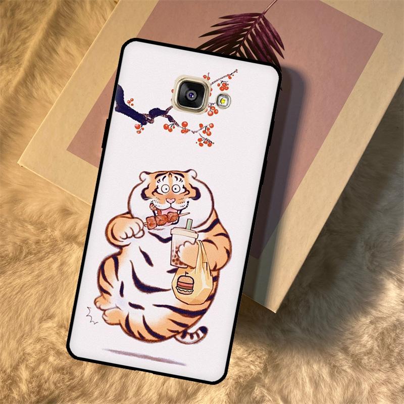 Мультяшный Толстый Тигр Чехол Для Samsung Galaxy M15 M35 M55 M11 M14 M34 M54 M31 M13 M53 M51 M12 M32 M52 M16 M36 M56