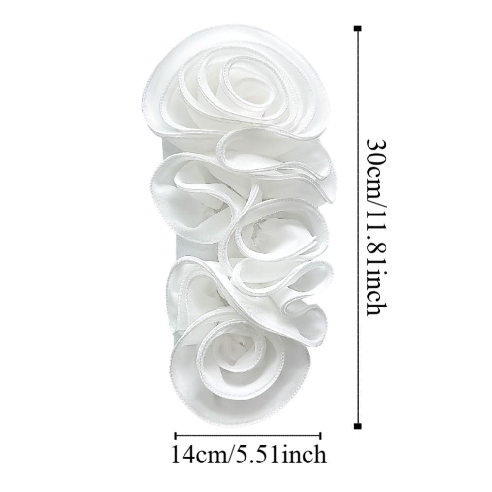 Big Flower 3D Floral Patch Decorative Cloth Fabric DIY Chest Flower Decorative Applique