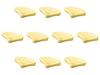 Набор из 10 желтых подставок для палочек в виде гинкго x Подставки для палочек от Setomonohonpo [5 3.1см]