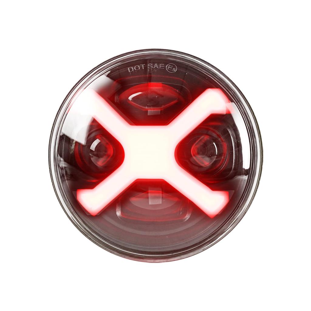 Vancroser Cross Cab CC110 Светодиодная фара для мотоцикла с ДХО, переключение ближнего/дальнего света /24В IP68