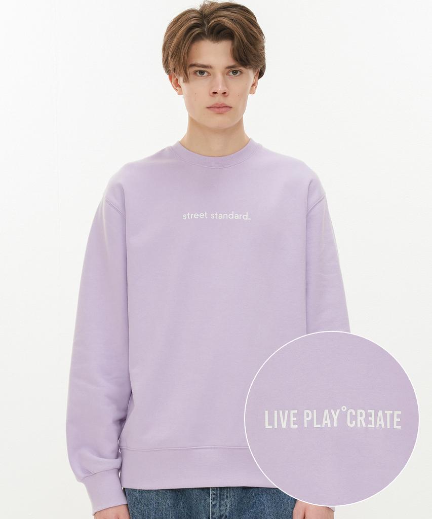 STREET STANDARD L.P.C P/Слогановый свитшот с круглым вырезом