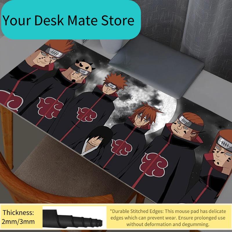 Mouse Pad Naruto Anime Gamer Gaming Accessories Varmilo Mouse Pads Keyboard PC Computer Desk Mat XXL Carpet Mousepad
