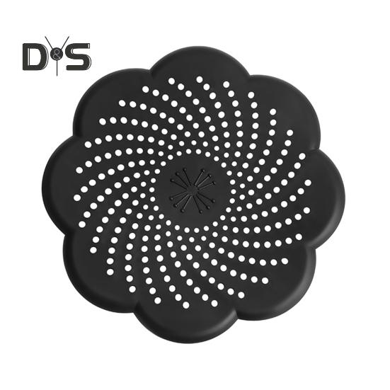 Фильтр для раковины, силиконовый антиблокировочный сливной фильтр, цветочный дизайн, герметик для запаха, кухонный аксессуар для ванной комнаты, канализационный слив, сетчатый сифон