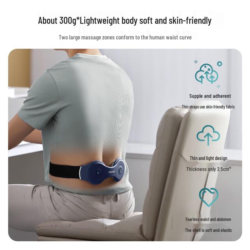 Philips Wireless Heat & Lumbar Waist Massager