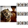 Luffy Franky Robin Pirate Japan Cartoon Animation Kid Finger Ring Watch Quartz Straw Hat Jewelry Gift Adjustable Silver Bronze Copper