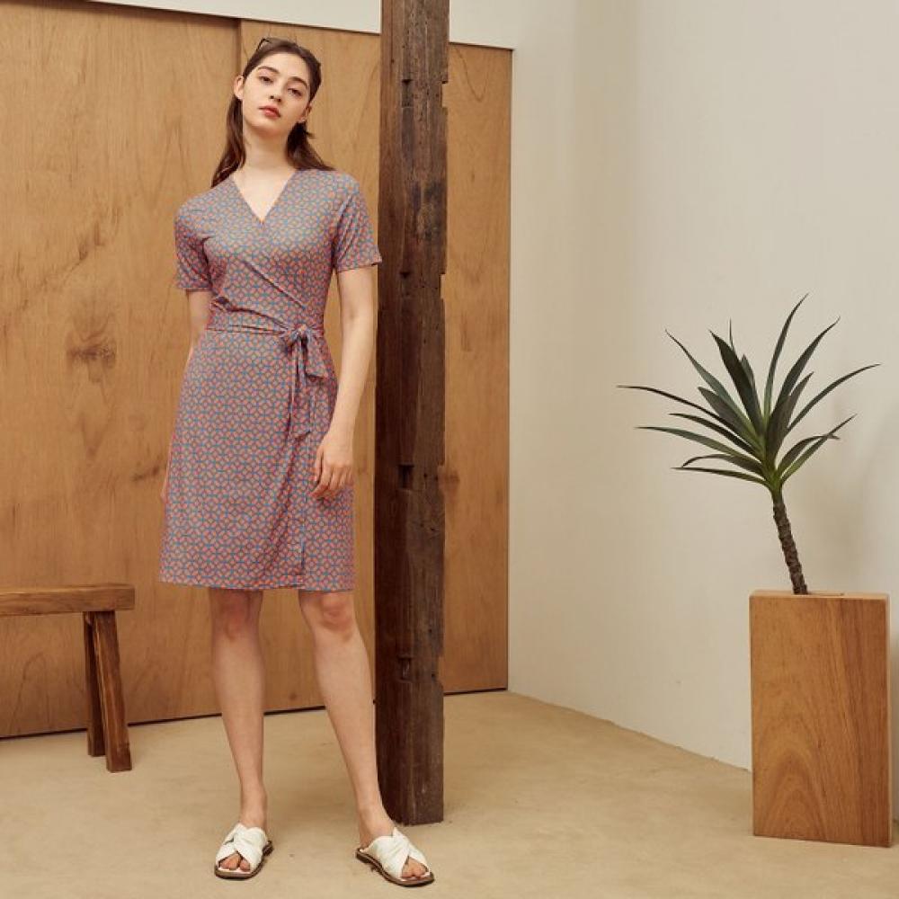 Lipbbam Creora Leoni Midi Wrap Dress Ldm03oz01
