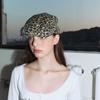 Casual Leopard Beret Retro Personality Painter Hat Fashion Leopard Print Cap
