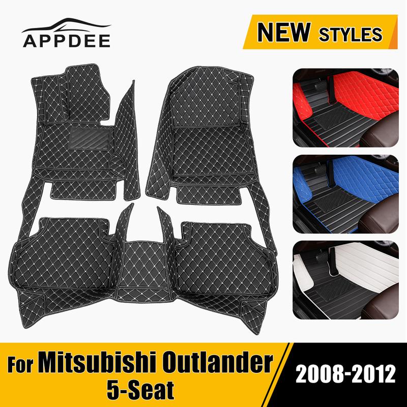 APPDEE Коврики в салон для Mitsubishi Outlander (ПЯТИМЕСТНЫЙ) 2008 2009 2010 2011 2012 автомобильные коврики для ног автомобиль