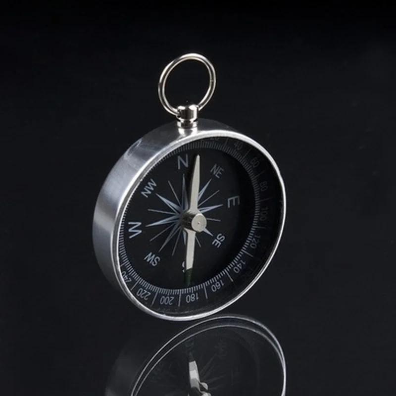Lightweight Aluminum Lightweight Emergency Compass Outdoor Activity Survival Compass Tool G44-2 Navigation Wild Tool Black