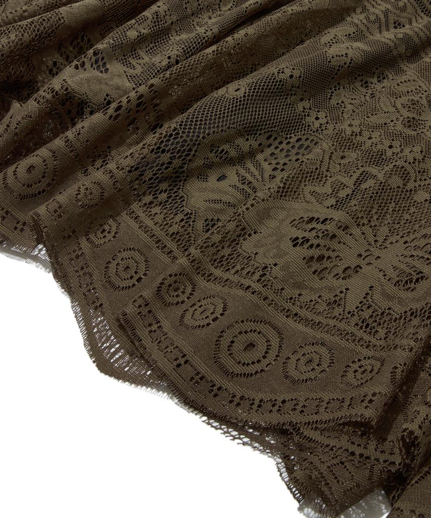 Юбка Penfield Lace Flare Длинная Коричневая_Fs1Ws15F