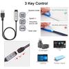 RGB светодиодная лента с питанием от USB Статические режимы Динамические режимы Светодиодная лента Цветной свет Управление 3 кнопками Подсветка фона телевизора