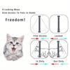 1 Pcs Four-way Lock Dog Cat Flap Door Pet Door Animal Safety Flap Door Plastic Puppy Door Cat Flap Pet Door