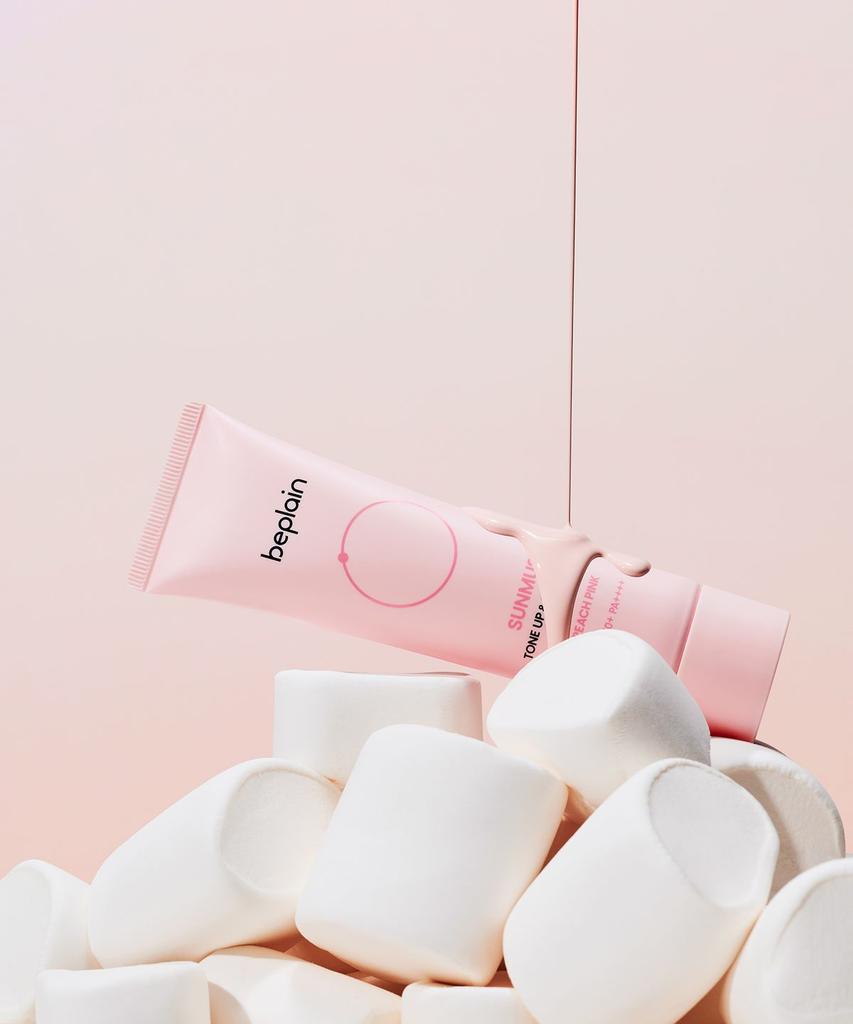 [Розовый тон-ап] Sunmuse Крем-солнце с эффектом выравнивания тона и коррекции Персиковый розовый 50 мл