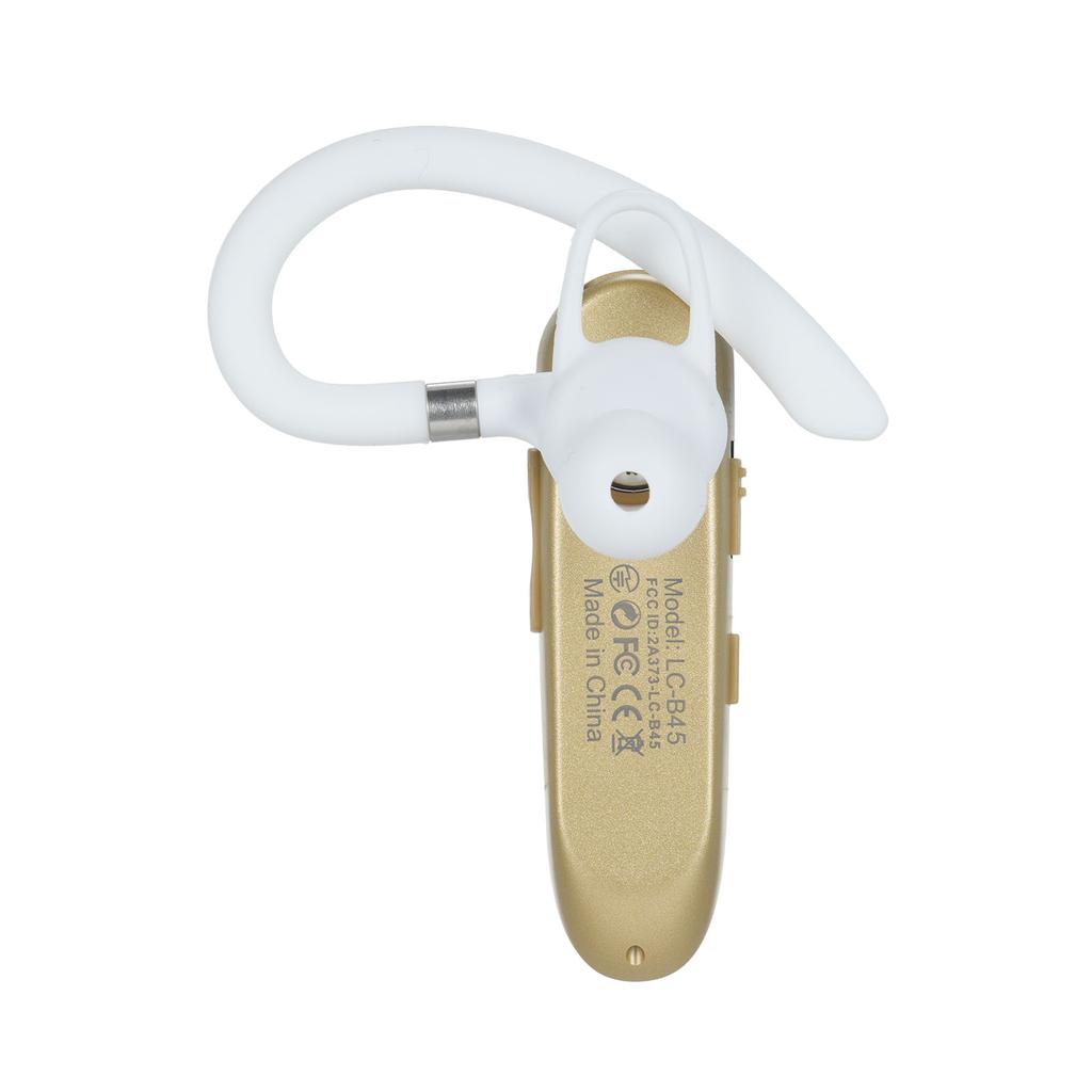 New Bee Business Headphones Single In-Ear Wireless BT5.0 Earphone Hands-Free with Dual Mic CVC8.0