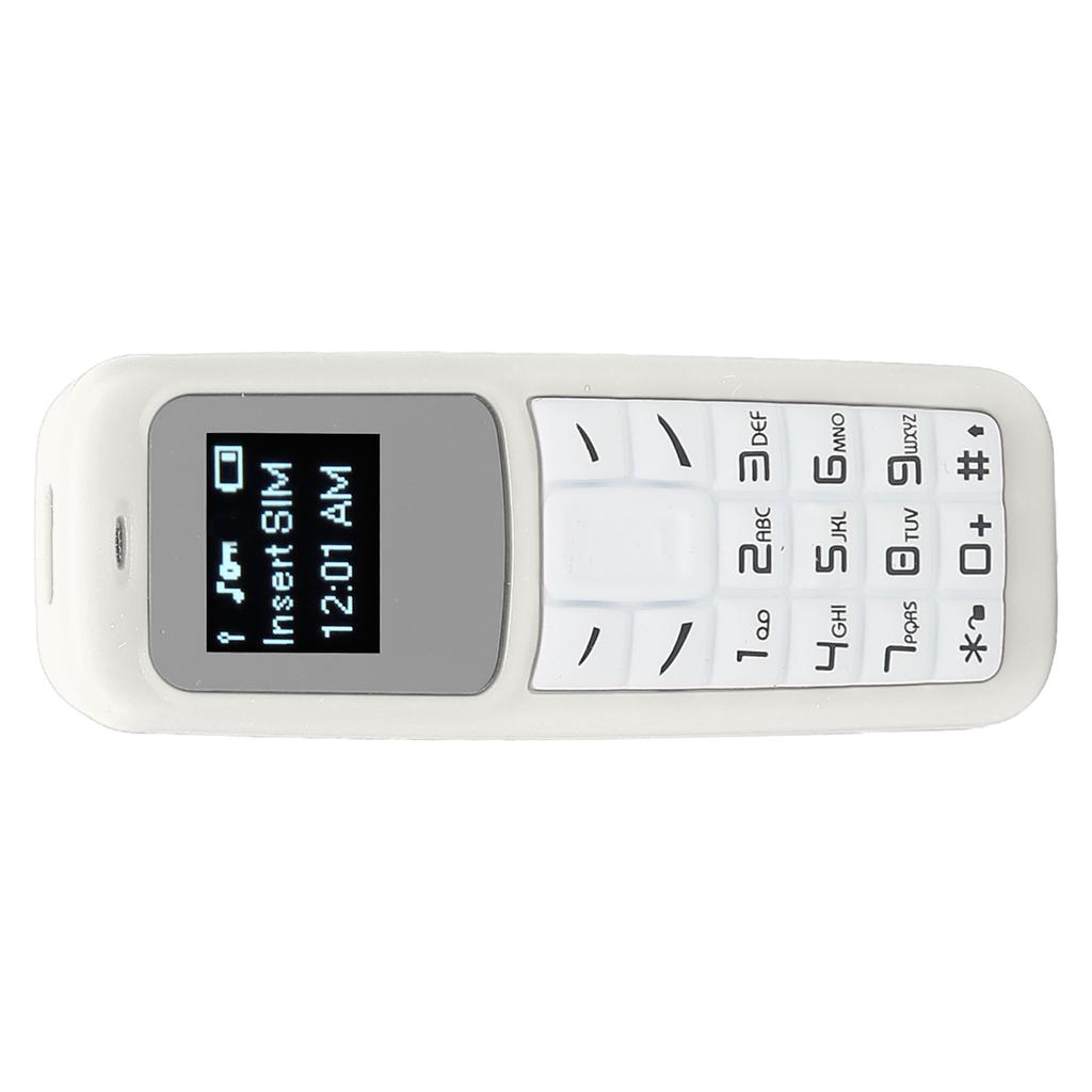 Mobile Cell Phone Small Mobile Phone Headset Dialer with Ear Hook Support SIM 0.66inch