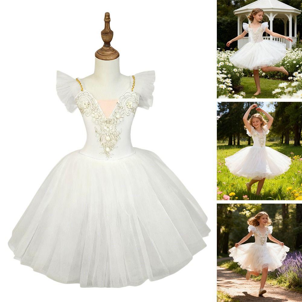 Sequin Ballet Tutu Modern Princess Dress Fashion Performance Clothes Children
