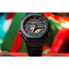Casio Мужские часы с двойным дисплеем (жидкокристаллический/аналоговый) Серия Черные Часы GA-2100TH-1A GA-2100TH-1A