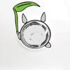 Car Stickers Rabbit Cat Mouse Cartoon Cute Lovely Logo Decoration For Volkswagen Golf Polo T-Roc Taigo Trunk Auto Tuning D2