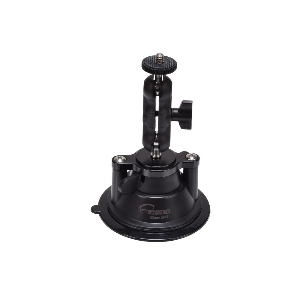 Etsumi Camera Suction Cup Mount, Digital Camera Suction Cup EX, for Car Mounts and Securing Photography Equipment, Black, VE-2333