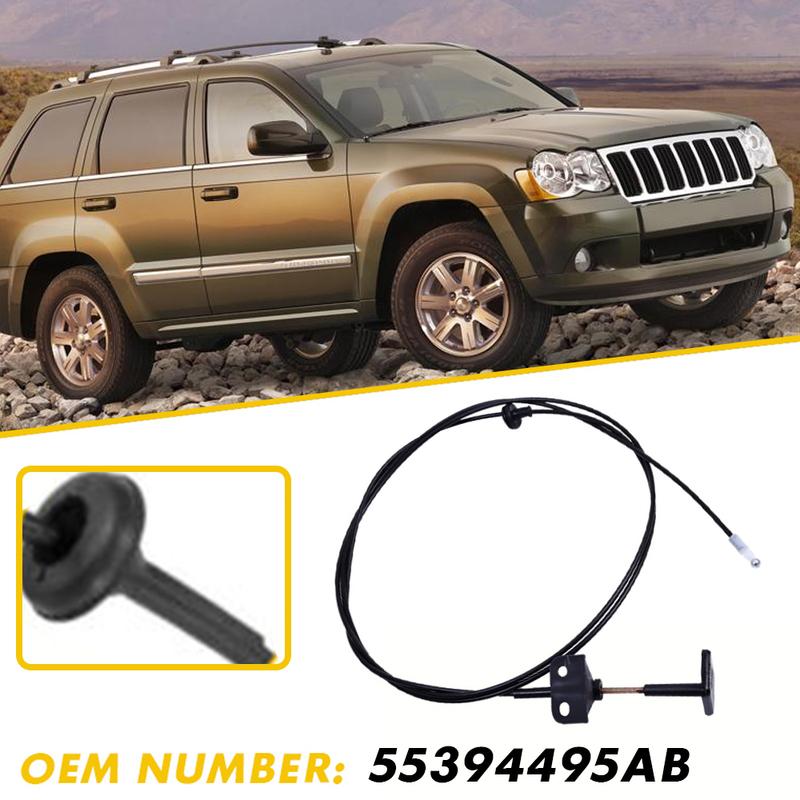 Hood Latch Release Cable Handle for 05-10 Jeep Grand Cherokee 06-10