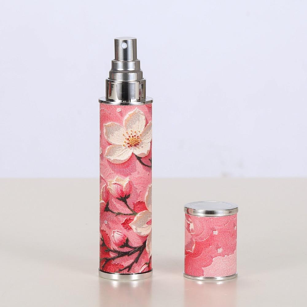 Многоразовый мини-флакон для духов, флакон-атомайзер для духов из ПУ кожи для путешествий, косметический дозатор
