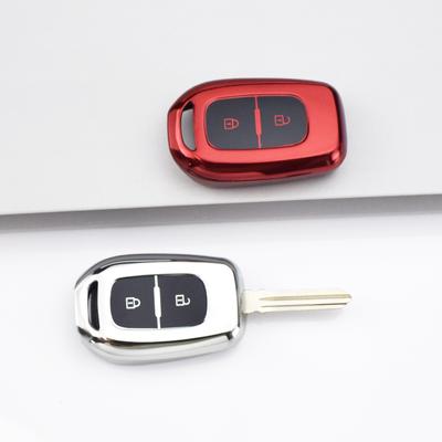 2-кнопочный бесключевой чехол-брелок из ТПУ для ключа автомобиля Renault Scenic Master Duster Dacia Megane Dokker Logan Laguna
