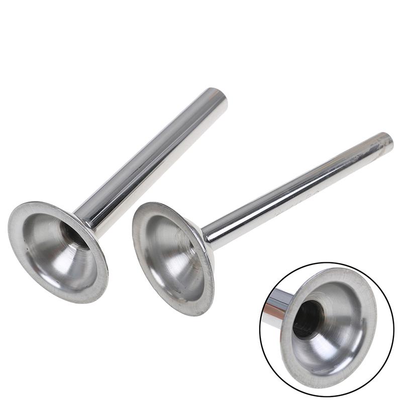 2Xstainless Steel Sausage Stuffer Attachment Stuffing Tubes Fit For Food Grinder