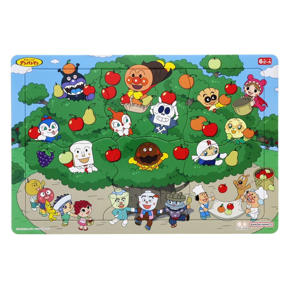 Anpanman Happy Loppy Puzzle Вводный пазл 4 узора Набор 6 частей 8 частей