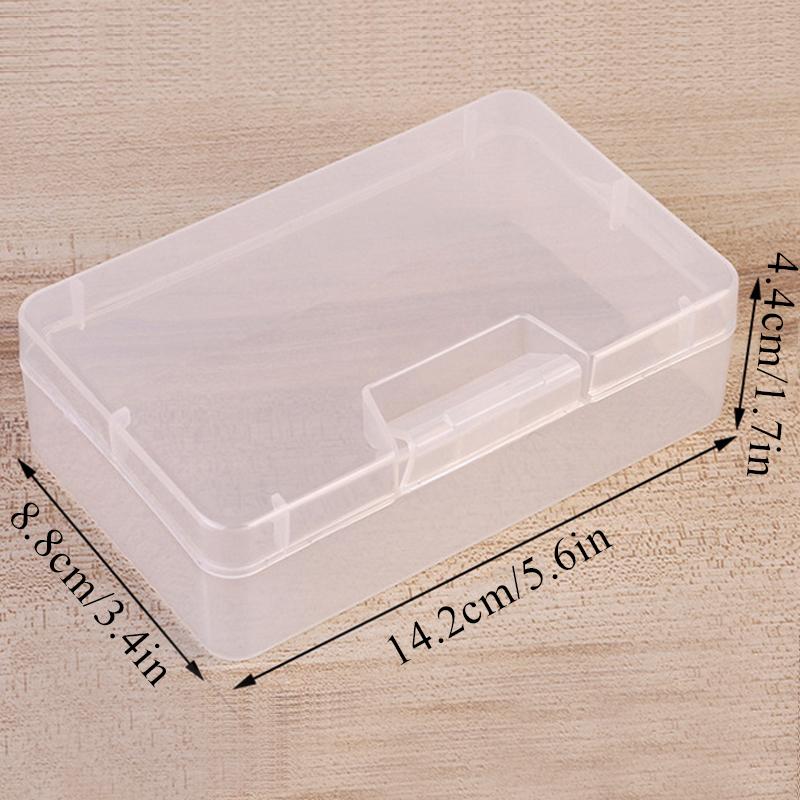 Mini Plastic Box Rectangular Box Translucent Box Jewelry Beads Container Tools Accessories Box Storage boxes Organizers Case