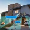 V380 Pro Wireless 4G HD Three-Screen Camera with Voice Remote for Indoor/Outdoor Monitoring