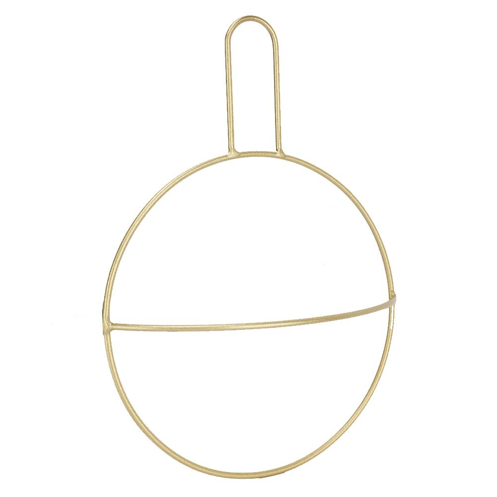 Настенная вешалка для полотенец, держатель для полок, органайзер для ванной комнаты дома (Золото)