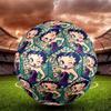 Betty Boop Print Size 5 Soccer Ball, Standard Match Football for Sports Game and Team Practice, Ideal Gift for Soccer Fans