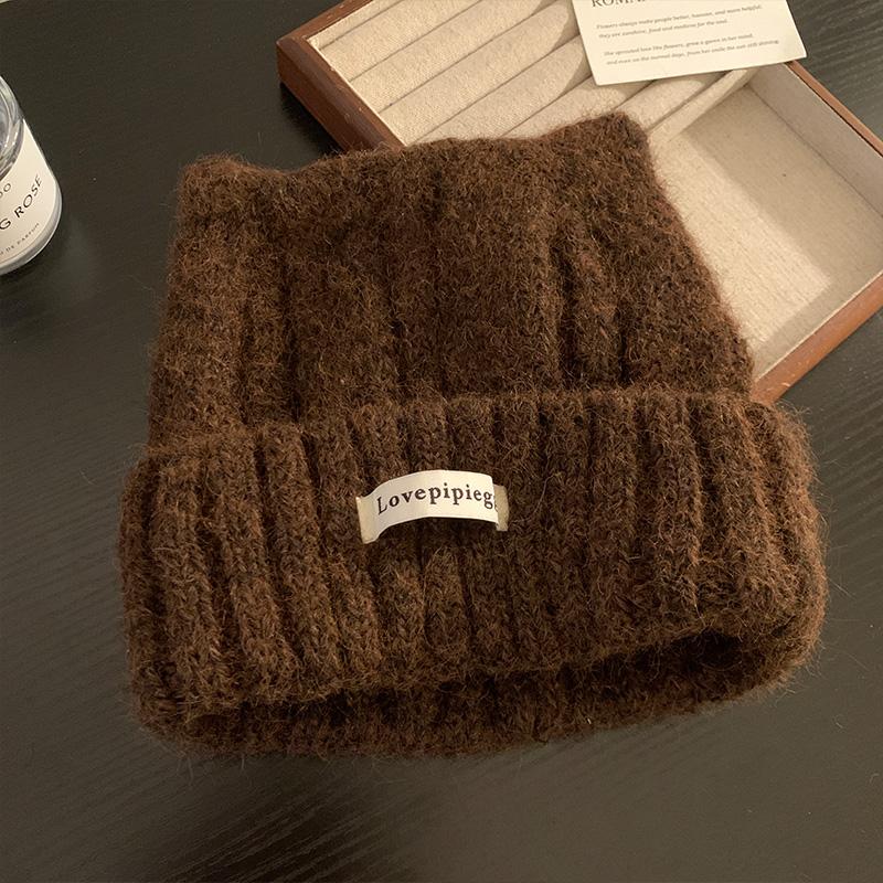 Милые кошачьи ушки (Хлеб в форме кошачьих ушей, приготовленный на пару), Вязаная шерстяная шапка, женская, зимняя, корейская версия, маленькое лицо, холодная шапка, утолщенная теплота