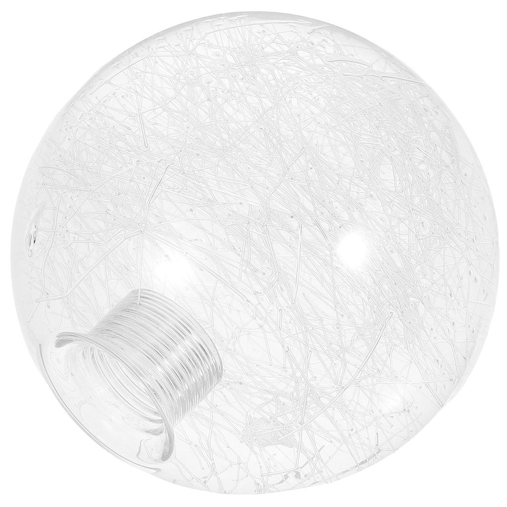 100Mm G9 Glass Lamp Shade Round Replacement Cover for Pendant Ceiling Light Fixture Clear Modern Decorative Bulb Holder