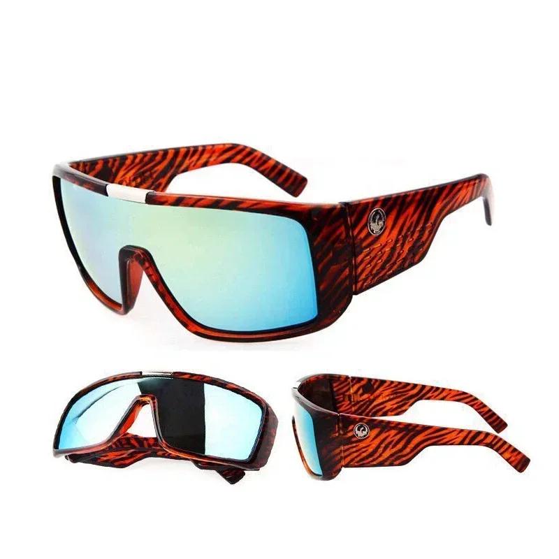 Oversized Dragon Domo Sunglasses For Men Women Brand Design Cycling Sports Sun Glasses Fashion Vintage Male Eyewear Goggle