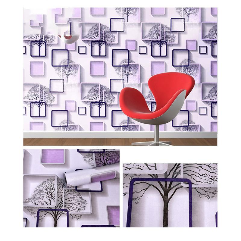10м/20м ПВХ утолщенная геометрическая сетка дерево фон самоклеящиеся обои наклейки для ремонта отель домашний декор
