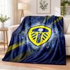 Leeds United Printed Flannel Blanket Warm Comfort Bed Throw For Indoor Home Decoration
