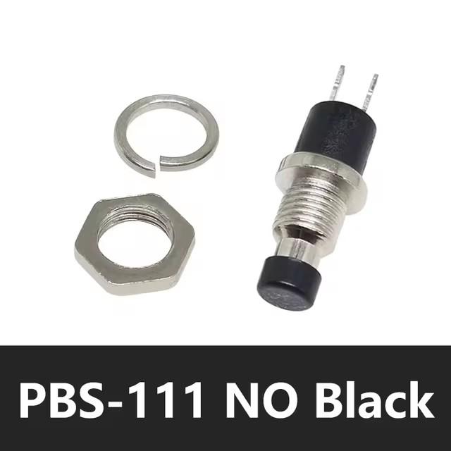 5/20/100PCS 7MM Push Button Switch Momentary PBS-110 Normally Open NO NC Press The Reset Switch ON OFF Micro Switch Switches Oil Pressure 6