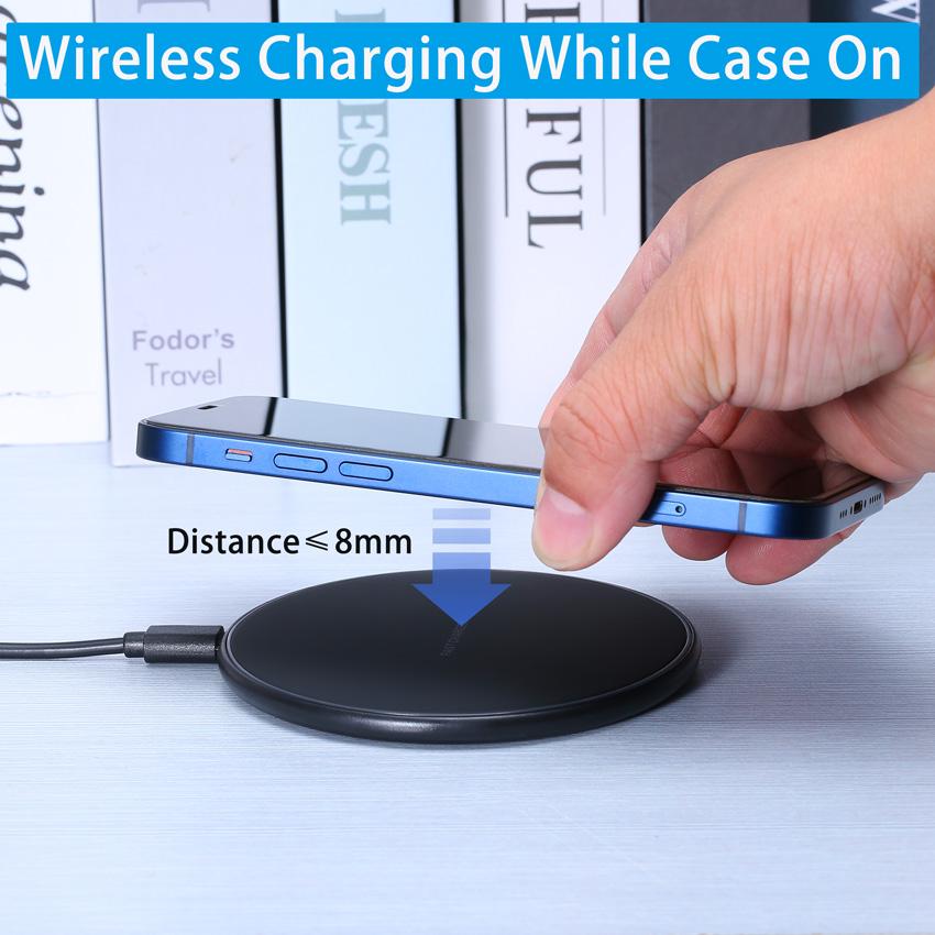 New 100W Qi Wireless Charger for iPhone 15 14 13 X XR XS Max 8 for Samsung S10 S20 Note10 20 Xiaomi  Phone
