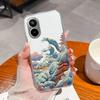 For Realme C67 4G Phone Case Painted Flowers Soft Clear TPU Silicone Funda For Realme C 67 RMX3890 Back Cover Protective Bumper